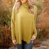 Women's Blouses Ladies Interviews Women's Autumn Solid Color Pullover Pile Collar Top Shirt Long Women Work Tops Hi Blouse