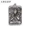 Chaînes Benming Bouddha Pendentif Personnalité Agressive de Personnalité Zodiac Beacon Collier Rétro