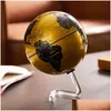 2016 Oggetti decorativi Figurine World Globe Constellation Mappa per la casa Tavolo Ornamenti da scrivania Regalo di Natale Decorazione per ufficio Accessor Dhdmp
