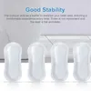 Toilet Seat Covers Bumper 1.76x0.79x0.20inch Anti-collision Sticker Pad Bumpers