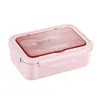 Dijkartikelen Sets Plastic Bento Boxes Containers Duurzame hoge temperatuurbestendige lunchbox voor thuiskeuken eetkamer