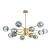 Chandeliers Northern Modern Gold Lustre Arms Retro Adjustable Edison Bulb Lamp E27 Art Spider Ceiling Luminaire Fixture