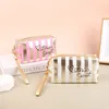 Impermeabile PVC Laser Cosmetico Borse di Immagazzinaggio Donne Neceser Make Up Bag Pouch Wash Borsa Da Toilette Organizer Da Viaggio Caso Mujer Bolsas RRA