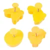 Baking Moulds 4Pcs/Set Easter Biscuit Cookie Cutter Egg Chick Butterfly Plastic Plunger Fondant Pastry Set Mold Decor Tools