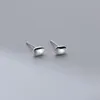 Boucles d'oreilles en argent Sterling 925, Piercing de perles géométriques minimalistes à la mode pour femmes et enfants, bijoux B061
