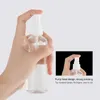 Lagringsflaskor 1 st 30 ml 50 ml 100 ml transparent plastatomizer Clear Pet Travel Small Mini Portable Tom Spray Refillable Bottle