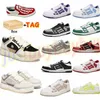 Fashione Sneakers Running Shoes Skel Top Low Sneaker triple white lime Black grey green orange lilac purple khaki red pink women men Sports Trainers With Box