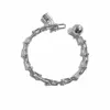 Womens Ushaped bracelets ball hand Chain Designer Jewelry Chain mens Double layer lock Bracelet Gold Silver Rose Full Brand as 7190723
