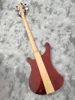 Sällsynt 4003 Electric Bass Guitar Neck Thru Body 20 Frets kan anpassas