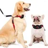 Collari per cani Trazione per animali domestici con colletto Petto Cintura posteriore Corda da passeggio Cowboy Forniture robuste