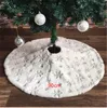 Weihnachtsdekorationen 78/90/120 cm Schnee Plüsch Baum Rock Basis Bodenmatte Abdeckung XMAS Party