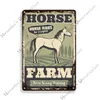 Farm Metal Tin Sign Animal Wall Plate Home Plaque décorative Bar Club Wall Metal Signs Poster Fresh Meat Rusty Wall Metal Plaque 30X20cm W03