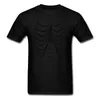 Men's T Shirts Bare Chested Skeleton Tshirts Gift Tee-Shirt O-Neck Cotton Fabric Comfortable Tshirt For Men White Pink Orange Colors