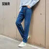 Herr jeans semir jeans män byter mode 2022 hösten ny bekväm rak byxor mode personlighet pojkar byxor trend z0315