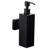 Liquid Soap Dispenser Black Liquid Dispenser Bottle Wall Mount Kitchen Soap Dispenser Rostfritt stål Hand Sanitizer Holder Soap Saver 230317