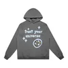 Broken Planet Chaopai Graffiti Printing Foam Letter High Street American Loose Fit Men's and Women's Casual Sweater Couple Hoodie