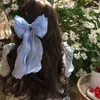 Syrenka brokatek Bowbon Wstążka Klip Nowe kobiety duże Bowknot Barrettes Ponytail Clip opaska Girls Hair Akcesoria Prezent 1972