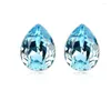 Stud Earrings Silver Plated Austrian Crystal Chunky Water Tear Wholesales Fashion Jewelry For Women