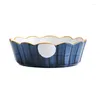 Bowls Salad Bowl European Porcelain Cute Ceramic Soup Set Korean Kitchen Mixing Rice Household Tableware