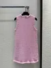 Skirts&Skorts DesignerMilan Runway dresses 2023 Spring Summer O Neck Sleeveless Designer Sundress Brand Same Style Dress 0318-7 K6D9