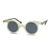 Occhiali da sole Belight Optical Thailand Style Donna Uomo Protezione UV400 Forma rotonda Vintage Retro Acetato Con custodia Oculos 9512