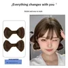 Bow Bun Perruque Barrettes Fluffy Hair Bag Artificielle Femme Lazy Updo Accessoires