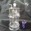 Tre lager av glas vattenflaskor grossistglas bongs oljebrännare glas vattenrör oljeriggar rökning