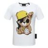 Plein Bear T-shirt Mens Designer Tshirts Rhinestone Skull Men t-shirts Klassisk högkvalitativ Hip Hop Streetwear Tshirt Casual Top Tees PB #Shopee123