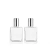 Mini bouteille à bille en acier Portable carrée de 15ml, bouteilles rechargeables pour huile essentielle