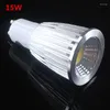 High Power GU10 9W 12W 15W LED COB Spotlight Lamp Bulb Warm Cool White 110V 220V Lighting