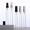 Opslagflessen 10 ml Refilleerbare parfum Lege plastic dop spuitfles heldere mini -glasmonster tester