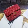 Дизайнерский канал Cc Women Chanei Bag New Xiao Xiang Fang Fat Man Ling Ge Chain Bag Женская сумка через плечо на одно плечо Net Red Celebrity High End Outgoing Bag