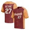 Team Venezuela Baseball Jersey 2023 World Baseball Classic 42 Ronald Acuna Jr. Miguel Cabrera Salvador Perez Luis Arraez Eduardo Escobar Gleyber WBC Custom