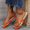 Pantoufles femmes tongs chaussures de plage 2022 été décontracté plat pantoufles femme diapositives léger confortable demi-saison chaussures pour femmes Z0317