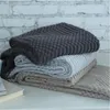 Coperte morbida inverno coperta di lancio decorativo a maglia con sciallo da divano spina 130x150 cm
