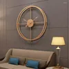 Wall Clocks Silent Large Clock Quartz Golden Nordic Modern Hands Unique Aesthetic Reloj De Pared Desk Decoration Accessories