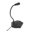 Microphones USB ordinateur Microphone réglable G25 filaire bouton tactile bureau col de cygne pour réunion jeu Streaming.