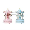 Figurines décoratives décoration de gâteau carrousel boîte à musique de noël envoyer des cadeaux d'anniversaire aux filles décorations de cuisson créatives