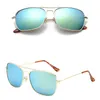 Homens rayly banly óculos de sol marca clássica retro óculos de sol luxo designer óculos metal quadro designers óculos de sol mulher ml 3136 com lentes de caixa