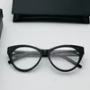 2023 Lux Cateye Gözlük Çerçevesi 96m Kadınlar Saf-Plank Küçük Fullrim Reçeteli Gözlük Hafif Gkgles Gözlükler 55-15-15-140 TOPLUK KASASI