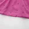 Robes de fille mode coréenne robe sans manches à fleurs dos nœud fronde nœud papillon décontracté princesse Dresse vêtements L102