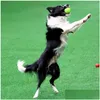 Hundespielzeug kaut Haustierhunde unzerstörbare Spielzeugbälle mit Schnur interaktiv für große Welpen Hüpfburg Gummi fester Ball Drop Lieferung Ho Dhqkh