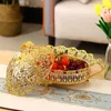 Placas Metal Fruit Basket Bowl Table Organizer Serving Bandey Display para restaurante sala de jantar decoração de cozinha festa