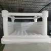 Inflatable White Bounce House PVC Bouncy Castle/Moon Bouncer House/Bridal Bounce Wedding jumper free ship