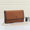 Bolsos de diseñador para mujer, cartera con cadena de moda, bandolera de mensajero de lujo para mujer, disponible en cinco colores