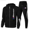 2021 BMW M Sport Spring Autustwa Fashion Zapip Hoy Bluza Niestandardowa męska Running Osobowa osobowość Hip-Hop Catt Kurtka