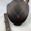 2023 Designer New gujia enamel letter necklace bracelet temperament trend fashion bead chain jewelry