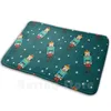 Carpets Nutcracker Soft Non-Slip Mat Rug Carpet Cushion Ballet Christmas Stars Toy Soldier