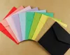 Greeting Cards 50pcs/lot-10*10cm 12.7*12.7cm 15.8*15.8cm Color envelopes Square envelopes for bank card membership card wedding invitation 230317