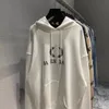 Paris Tasarımcı Hoodie Sonbahar Erkek Kadın Sevenler Lüks Sweatshirts Moda Kıdemli Saf Pamuk Yüksek Kaliteli Balanciagas Koçu Barok Pullover Hoodies Tops